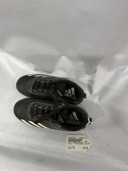 Vist Large View of Product Image Which is Used Adidas ADIDAS BASEBALL CLEATS BB/SB Cleats Black Junior 01