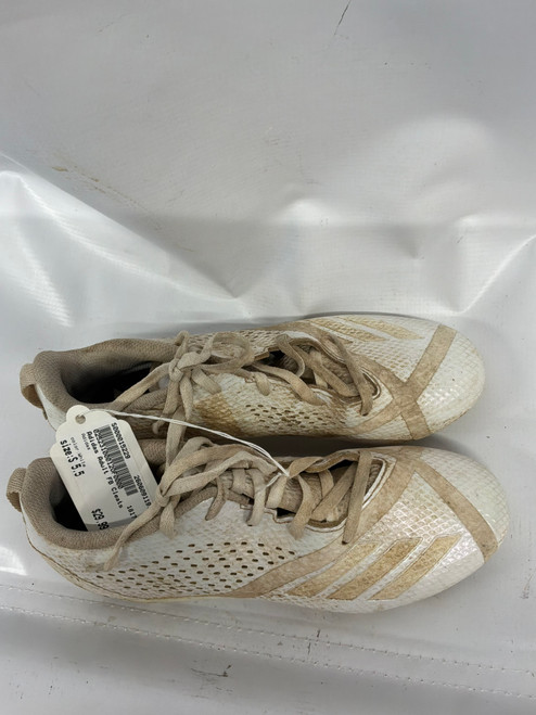 Vist Large View of Product Image Which is Used Adidas Adult FB Cleats White Senior 5.5