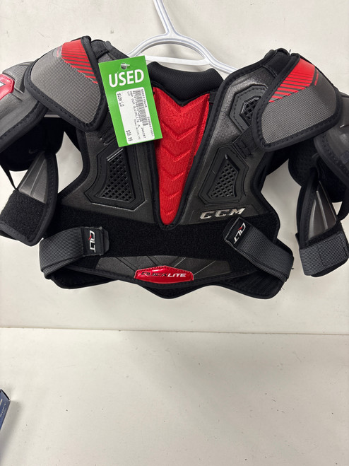 Vist Large View of Product Image Which is Used CCM QUICKLITE Junior Shoulder Pads LG