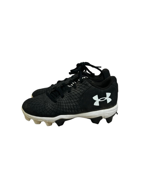 Vist Large View of Product Image Which is Used Under Armour Leadoff Youth 12 BB/SB Cleats Black  