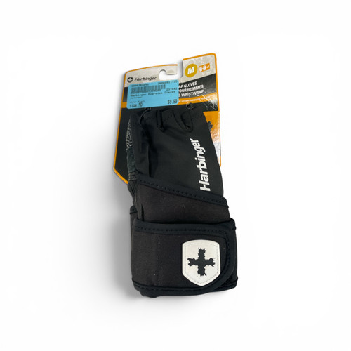 Vist Large View of Product Image Which is Used Harbinger Exercise Gloves Black MD