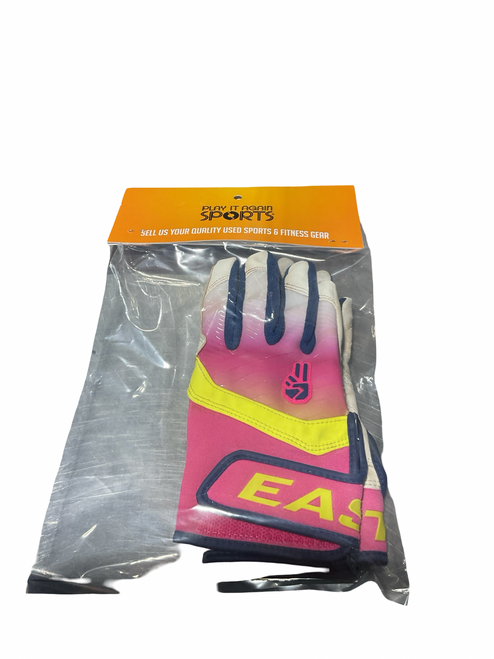 Vist Large View of Product Image Which is Used Easton BB/SB Batting Gloves Pink LG