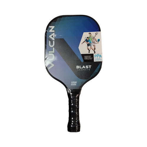 Vist Large View of Product Image Which is New VULCAN TORQUE Pickleball Racquet Navy Blue
