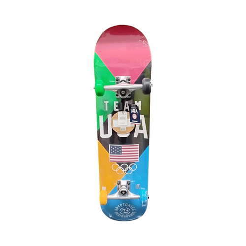 Vist Large View of Product Image Which is New Kryptonics TEAM USA Complete Skateboard Black Regular