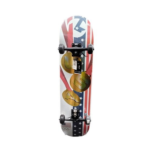 Vist Large View of Product Image Which is New Kryptonics TEAM USA Complete Skateboard Black Regular