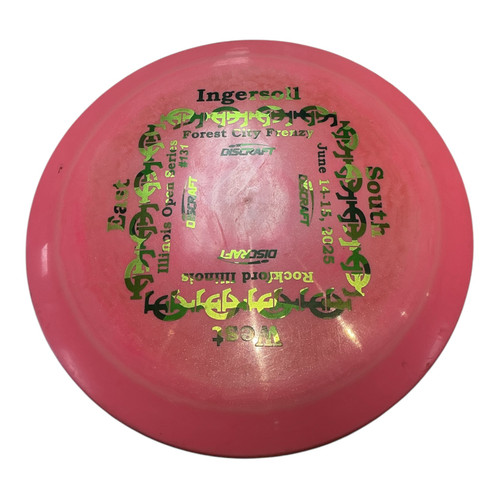Vist Large View of Product Image Which is Used Discraft THRASHER DISTANCE DRIVER Disc Golf Driver Pink