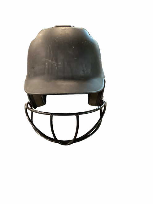 Vist Large View of Product Image Which is Used Adidas ADIDAS HELMET W/ MASK Batting Helmet w/Mask Black Fits all