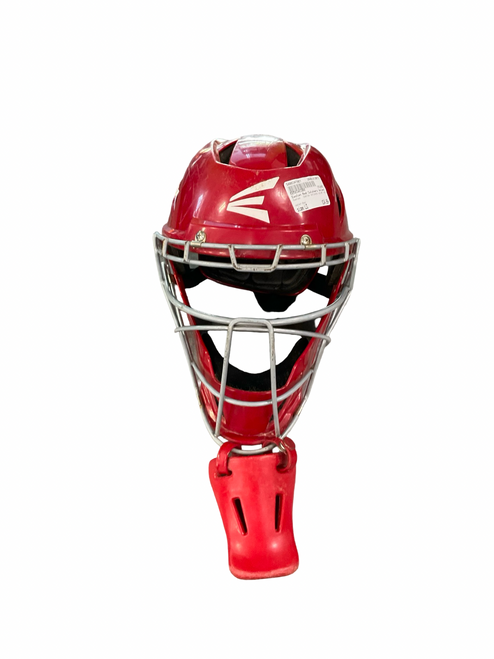 Vist Large View of Product Image Which is Used Easton EASTON CATCHERS HELMET RED Catchers Helmet w/Mask Red LG