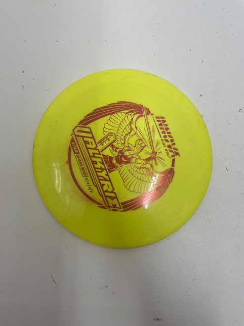 Vist Large View of Product Image Which is Used Innova VALKYRIE Disc Golf Driver Yellow