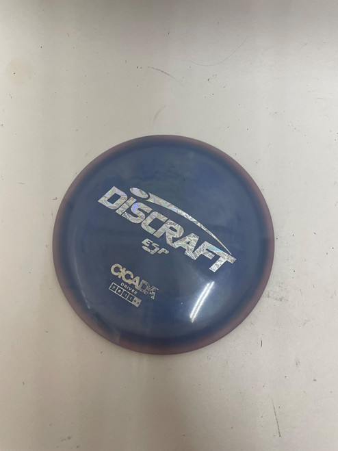 Vist Large View of Product Image Which is Used Discraft CICADA Disc Golf Driver Royal Blue
