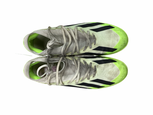 Vist Large View of Product Image Which is Used Adidas Soccer Indoor Shoes Yellow Senior 9.5