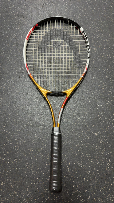 Vist Large View of Product Image Which is Used Head TOUR PRO Adult Tennis Racquet Black 4 1/4"