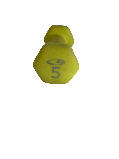 Vist Large View of Product Image Which is Used Hex Dumbbell (Each) Yellow 5 lb