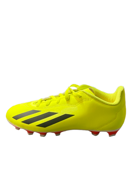 Vist Large View of Product Image Which is Used Adidas X CRAZY FAST CLUB FXG J Soccer Cleats Yellow Junior 05