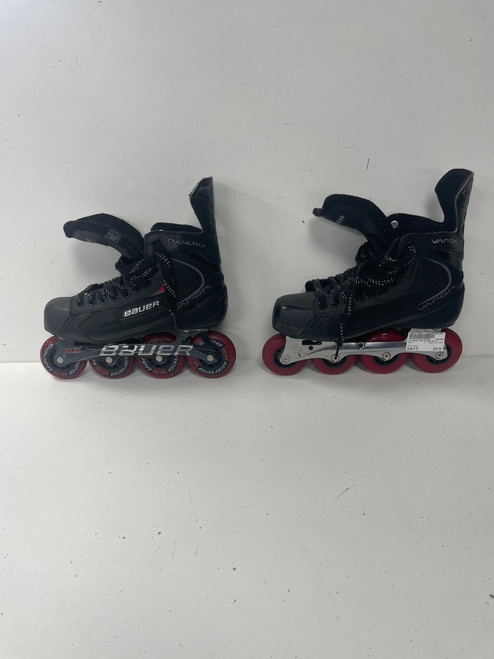 Vist Large View of Product Image Which is Used Bauer RX ULTRA Senior Rec Fitness Skates Black Senior 8
