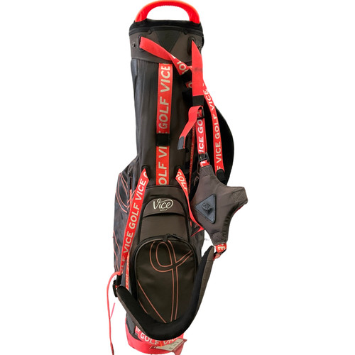 Vist Large View of Product Image Which is Used, Vice, Mens, Stand Bag, Black, 4 Way 