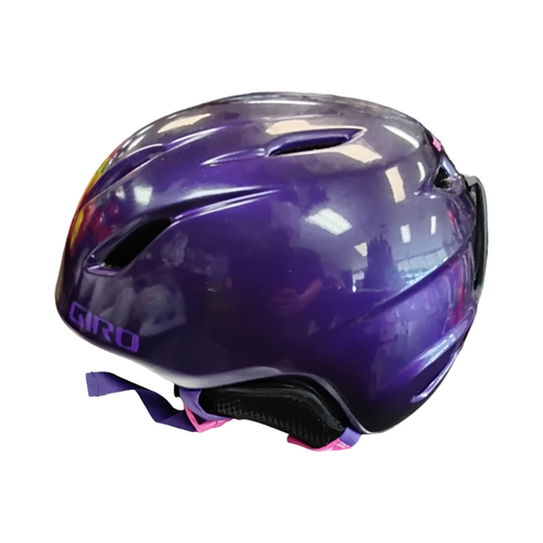 Vist Large View of Product Image Which is Used Giro Snowsport Helmet Youth Purple One Size