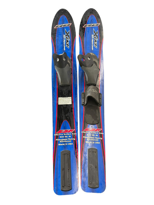 Vist Large View of Product Image Which is Used HO XTRA SUPER SHAPED COMBO Pair of Skis Royal Blue 62"