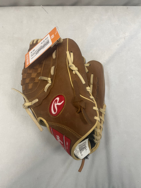 Vist Large View of Product Image Which is Used Rawlings PREMIUM SERIES D120DBC BB/SB Glove RH Throw Brown 12"