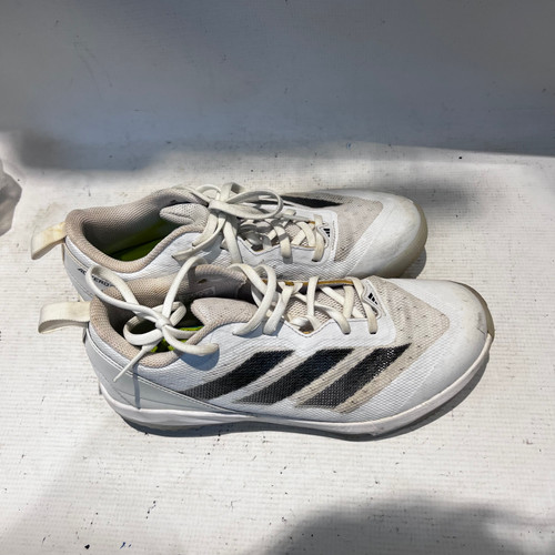Vist Large View of Product Image Which is Used Adidas ADIZERO INSTINCT BB/SB Cleats White Senior 9