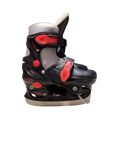 Vist Large View of Product Image Which is Used COUGAR 6-9 Boys Softboot Skate Black Adjustable