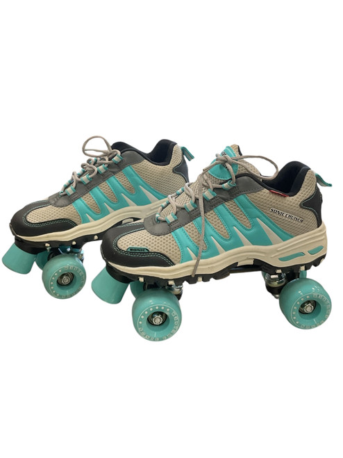 Vist Large View of Product Image Which is Used Sonic SONICCUSIERS Senior Roller Quad Skates Teal Senior 9