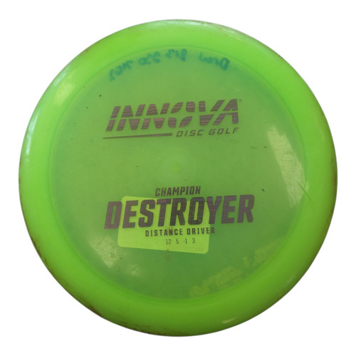 Vist Large View of Product Image Which is Used Innova DESTROYER Disc Golf Driver Green 172g