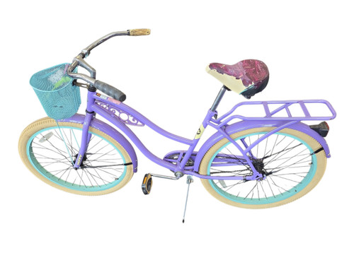Vist Large View of Product Image Which is Used Huffy BAYPOINTE Cruiser Bike Womens Purple 17-18" - MD  Frame
