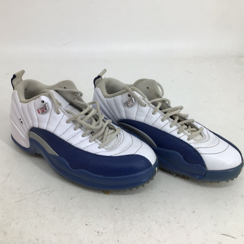 Vist Large View of Product Image Which is Used JORDAN 12 RETRO LOW SR 6 GOLF SHOES Mens Golf Shoes White Senior 6