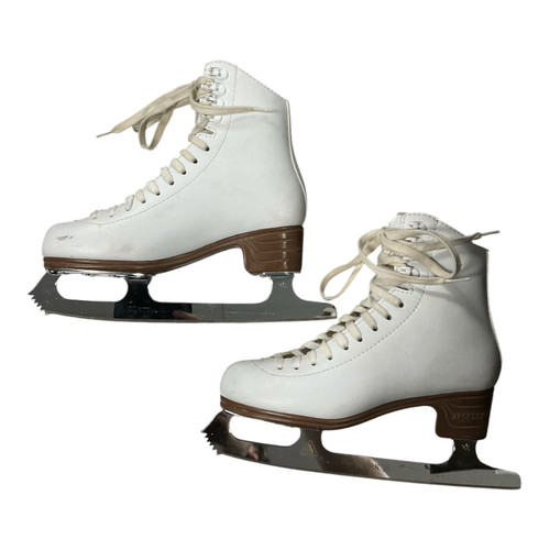 Vist Large View of Product Image Which is Used Jackson MYSTIQUE 1490 5C Girls Figure Skate White Junior 05