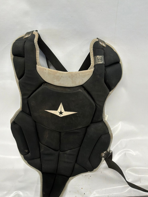 Vist Large View of Product Image Which is Used All Star Catchers Chest Protector Green Youth
