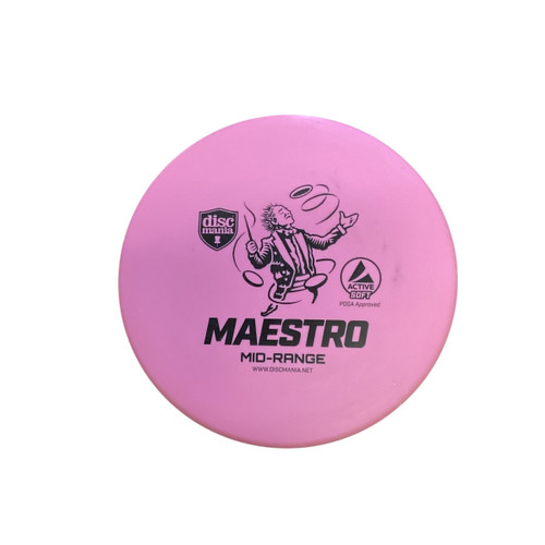 Vist Large View of Product Image Which is Used Discmania MAESTRO Disc Golf Mid Range Pink