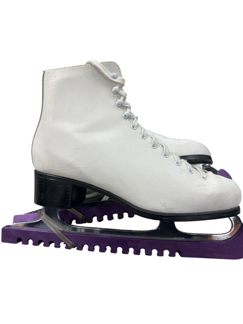 Vist Large View of Product Image Which is Used L.L.BEAM WomensFigure Skate White Senior 12