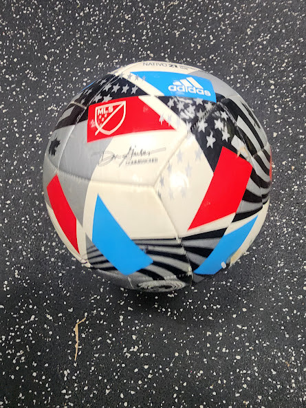 Vist Large View of Product Image Which is Used Adidas MLS All Size Soccer Ball White 5