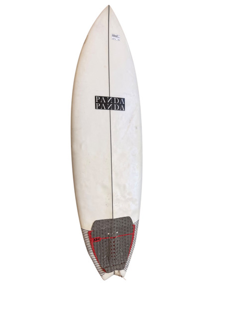 Vist Large View of Product Image Which is Used PANDA PANDA Surfboard White 5Ft 7In
