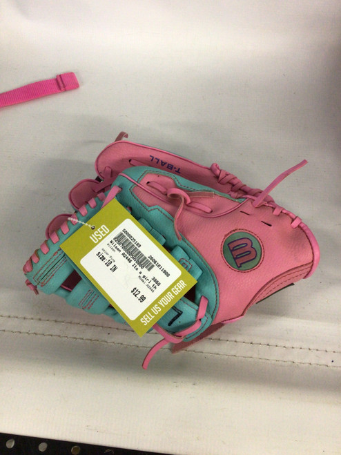 Vist Large View of Product Image Which is Used Wilson A2446 BB/SB Glove T-ball Pink 10"