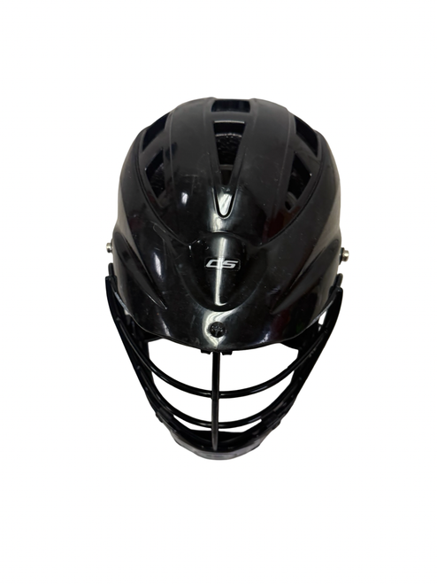 Vist Large View of Product Image Which is Used Cascade CS R Lacrosse Helmet Black