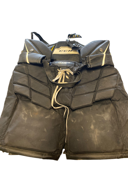 Vist Large View of Product Image Which is Used CCM AXIS 1.9 Senior Goalie Pant Black LG