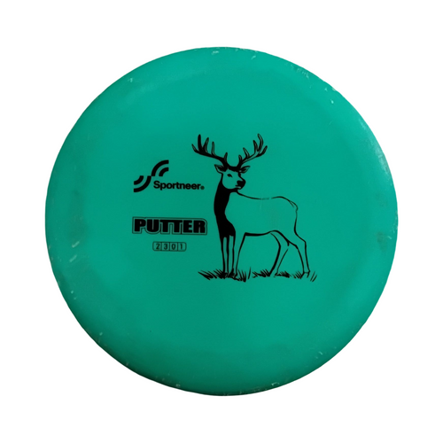 Vist Large View of Product Image Which is Used SPORTNEER PUTTER Disc Golf Putter Turquoise 150g