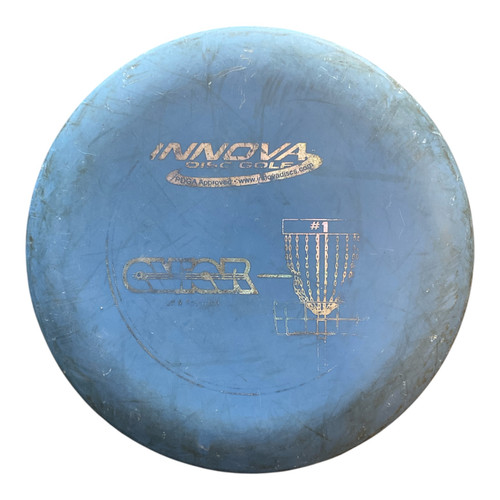 Vist Large View of Product Image Which is Used Innova DX AVIAR Disc Golf Putter Royal Blue 172g