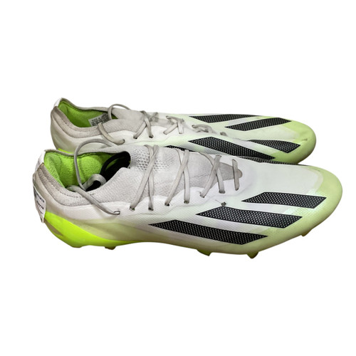 Vist Large View of Product Image Which is Used Adidas CRAZYFAST Soccer Cleats White Senior 10.5
