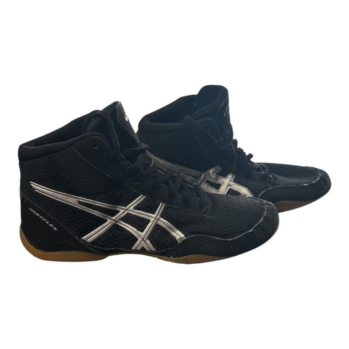 Vist Large View of Product Image Which is Used Asics Wrestling Shoes Black Junior 03