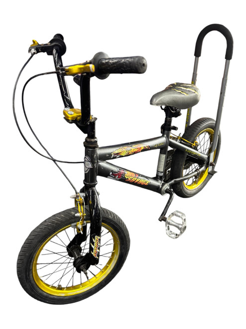 Vist Large View of Product Image Which is Used AVIGO SAVAGE 14 Mountain Bike Boys Grey 14"