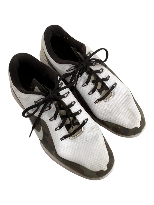 Vist Large View of Product Image Which is Used Nike Mens Golf Shoes White 