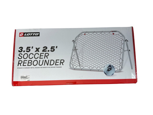Vist Large View of Product Image Which is New Lotto SOCCER REBOUNDER Soccer Training Aids White/Black/Red
