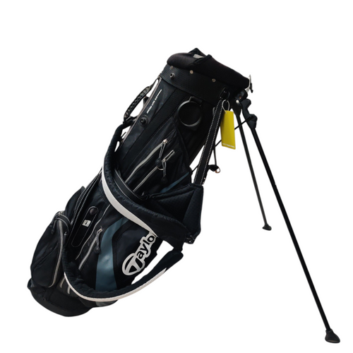 Vist Large View of Product Image Which is Used Taylormade MICRO LITE 3.0 Teen Stand Bag Black