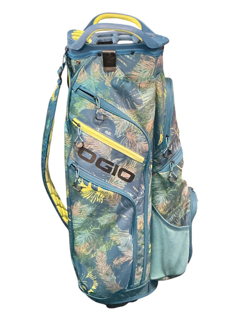 Vist Large View of Product Image Which is Used Ogio WOODE 15 Mens Cart Bag Teal