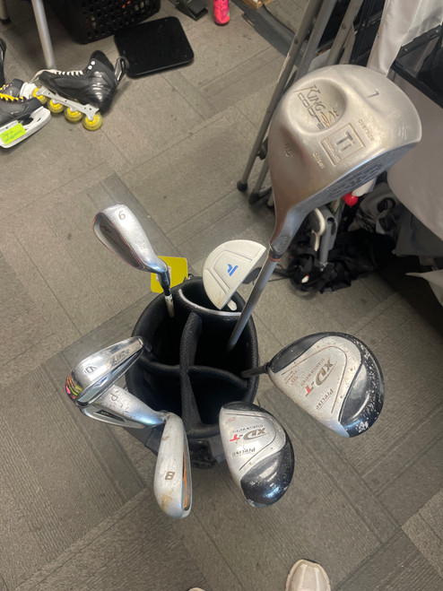 Vist Large View of Product Image Which is Used Precise PRECISE GOLF SET Mens Starter Set RH 9 Piece