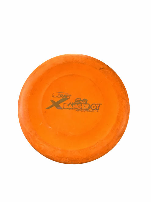 Vist Large View of Product Image Which is Used Discraft BANGER GT Disc Golf Putter Orange