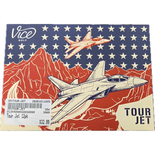 Vist Large View of Product Image Which is Vice Golf Tour Jet 12-pack Golf Balls